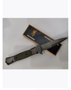 Нож походный складной длина 21см зеленый Бровнинг_зеленый4_340 1 шт Browning