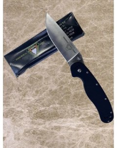 Нож походный складной длина 21см черный Бровнинг_черный_340 1 шт Browning