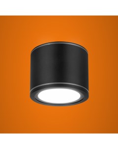 Спот потолочный GXL 101 черный точечный светильник в ванную Isvet