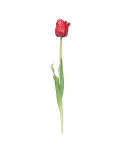 Цветок искусственный 47 см ТЭП красный Тюльпан Tulip garden Kuchenland