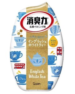 Жидкий освежитель воздуха для комнаты с ароматом английского белого чая 400 мл Shoshu-riki