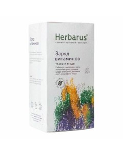 Чай травяной Заряд витаминов в пакетиках 2 г х 24 шт Herbarus