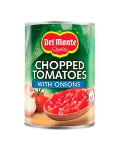 Помидоры резаные кусочками в томатном соусе с луком 400 г Del monte