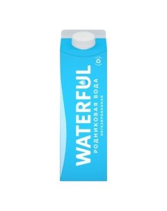 Вода питьевая негазированная 1 л Waterful