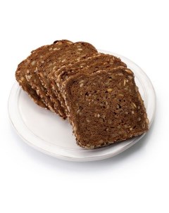 Хлеб заварной ржано пшеничный бездрожжевой со злаками 300 г Рижский хлеб