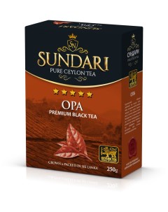 Чай черный Ора крупнолистовой 250 г Sundari