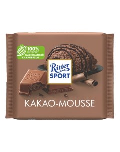 Шоколад молочный какао мусс 100 г Ritter sport