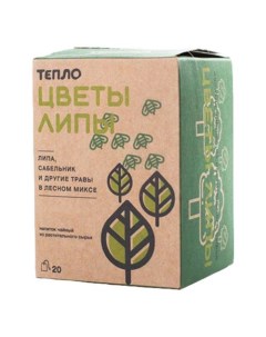 Чай травяной Цветы липы 1 5 г x 20 шт Teplo