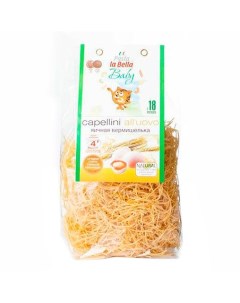 Макаронные изделия детские Baby Вермишелька яичная с 18 месяцев 250 г Pasta la bella