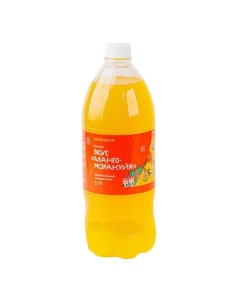 Газированный напиток манго маракуйя 1 л Вкусвилл