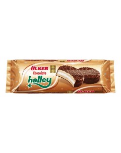 Печенье сэндвич Halley с маршмеллоу в шоколаде 224 г Ulker