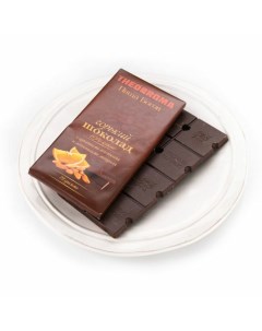 Шоколад горький с цукатами апельсина и лепестками миндаля 70 г Theobroma