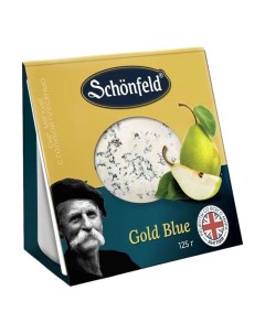 Сыр мягкий Gold Blue c голубой плесенью 55 500 г Schonfeld