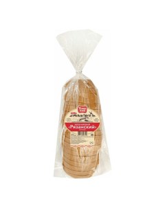 Хлеб Рязанский Нарезной пшеничный в нарезке 400 г Томин хлеб