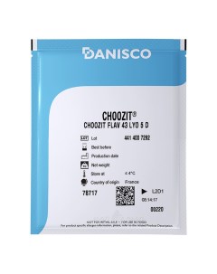 Закваска для сыра Danisсo ароматообразующая Choozit Flav 43 LYO 5D на 5000 литров молока Danisco