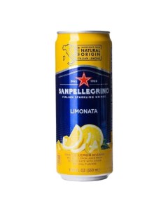 Газированный напиток лимон 330 мл S. pellegrino