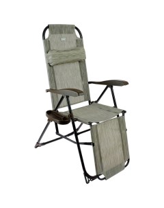 Кресло шезлонг КШ3 4 82 x 59 x 116 см бамбук Nika