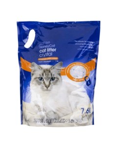 Впитывающий наполнитель Crystal силикагелевый 7 6 л Indian cat litter
