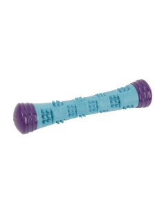 Игрушка для собак Многофактурная палочка с шипами синий резина 23х5 см Pet universe