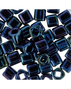 Бисер Япония Cube 2 4 мм 5 штх5 г 0088 сине сиреневый Toho