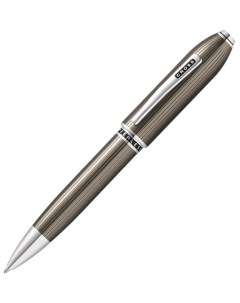Шариковая ручка Peerless Translucent Titanium Grey Engraved Lacquer AT0702 13 Cross