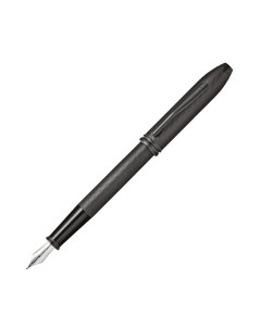 Перьевая ручка Townsend Black Micro Knurl F BL Cross