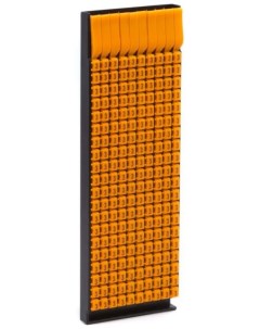 Маркер на кабель MKF999OS2 сечением 1 5 2 5 мм пустой оранжевый Mark уп 200 шт Dkc