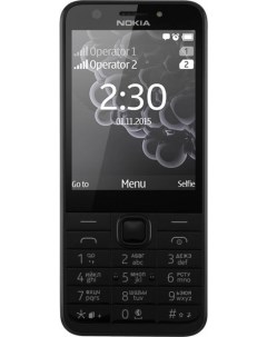 Мобильный телефон 230 Dual Sim A00026971 black silver Nokia