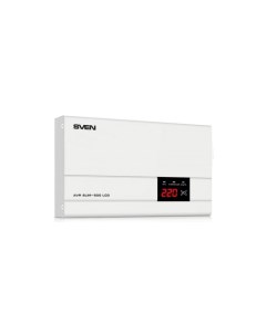 Стабилизатор AVR SLIM 500 LCD SV 012809 Relay 400W 500VA 140 260v the function pause single outlet Sven