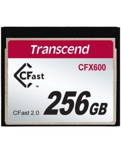 Промышленная карта памяти CFast 2 0 256GB TS256GCFX600 CFX600 500 350MB s Transcend