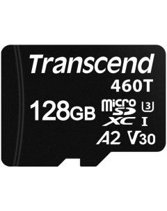 Промышленная карта памяти microSDXC 128GB TS128GUSD460T 460T Class 10 U1 UHS I A1 100 80MB s без ада Transcend