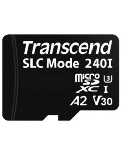 Промышленная карта памяти microSDHC 20GB TS20GUSD240I 240I Class 10 UHS I U3 A2 V30 100 80MB s без а Transcend