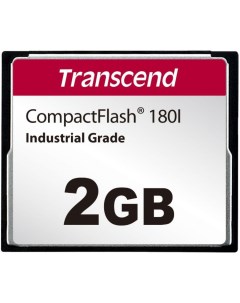 Промышленная карта памяти CompactFlash 2GB TS2GCF180I CF180i 85 70MB s 53TBW Transcend