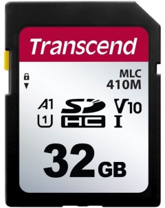 Промышленная карта памяти MicroSDHC 32Gb TS32GUSD410M 410M Class 10 UHS I A1 95 50MB s Transcend