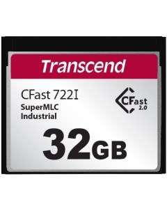 Промышленная карта памяти Cfast 2 0 32Gb TS32GCFX722I CFX722i 510 355MB s 450TBW Transcend