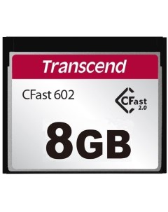 Промышленная карта памяти CFast 2 0 8GB TS8GCFX602 CFX602 140 30MB s 12TBW Transcend
