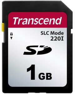 Промышленная карта памяти SDHC 1GB TS1GSDC220I 220I 22 20MB s 63TBW Transcend