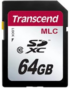 Промышленная карта памяти SDXC 64Gb TS64GSDXC10M 10M Class 10 20 18MB s 120TBW Transcend