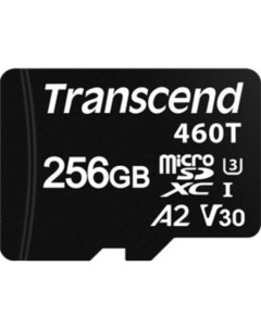 Промышленная карта памяти microSDXC 256GB TS256GUSD460T 460T Class 10 U1 UHS I A1 100 80MB s без ада Transcend