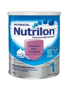 Смесь молочная гипоаллергенный детская 1 Nutrilon Нутрилон 400г Nutricia