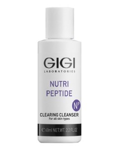Пептидный очищающий гель для лица Nutri Peptide Clearing Cleanser Гель 60мл Gigi
