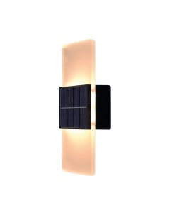 Светильник настенный светодиодный уличный на солнечной батарее Solar датчик освещенности теплый белы Duwi