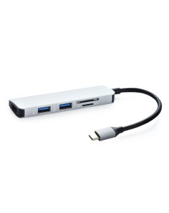 Хаб USB USB C Expander to HDMI 4K 2xUSB 3 0 CardReader для APPLE MacBook Graphite 910069 Gurdini