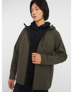 Лёгкая куртка ветровка без утеплителя с капюшоном Zolla
