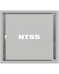 Шкаф коммутационный WL9U5545GS настенный стеклянная передняя дверь 9U 550x500x450 мм Ntss
