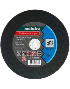 Отрезной диск Flexiamant Super по металлу 350мм 3мм 25 4мм Metabo