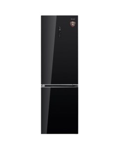 Холодильник двухкамерный WRK 2000 BGNF DC Inverter No Frost инверторный черное стекло Weissgauff