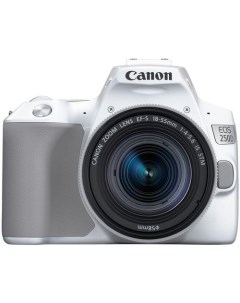 Зеркальный фотоаппарат EOS 250D kit EF S 18 55mm f 1 4 5 6 IS STM белый Canon
