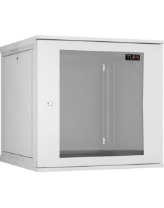 Шкаф коммутационный TWI 126060 R G GY настенный стеклянная передняя дверь 12U 600x569x600 мм Tlk