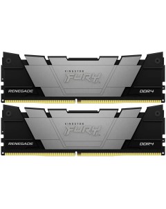 Модуль памяти DIMM 32Gb 2х16Gb DDR4 PC25600 3200MHz Fury Renegade Black KF432C16RB12K2 32 Kingston